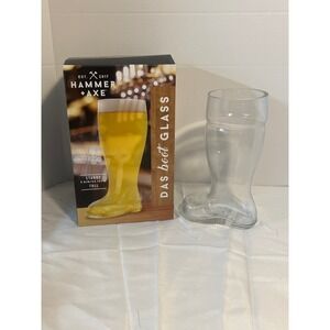 Hammer Axe‎ Das Boot Glass Novelty Beer Stein 47 oz 1400 ML Fun Party Novelty